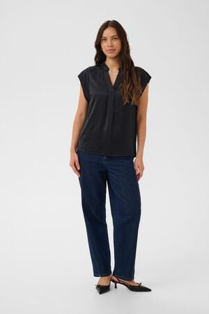 PananSZ Cap Sleeve Blouse