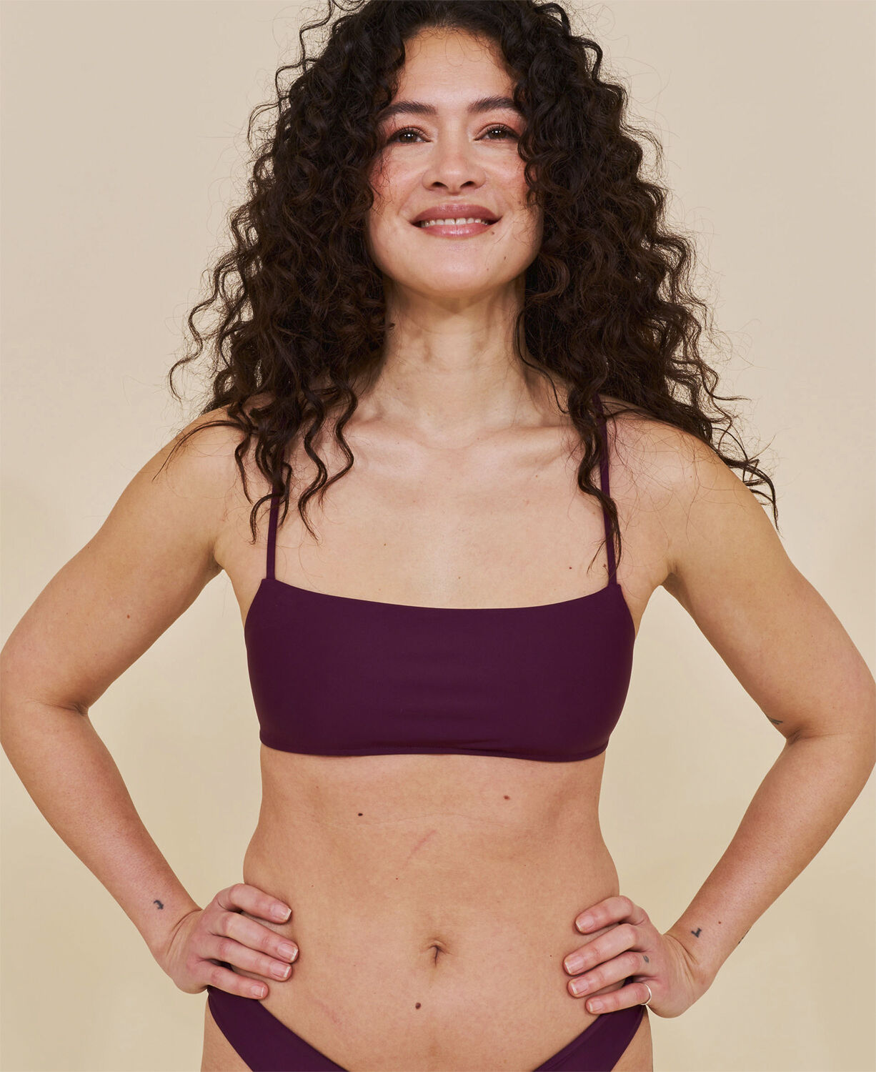 Sanur bandeau bikini topp