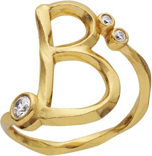 B Alphabet Ring