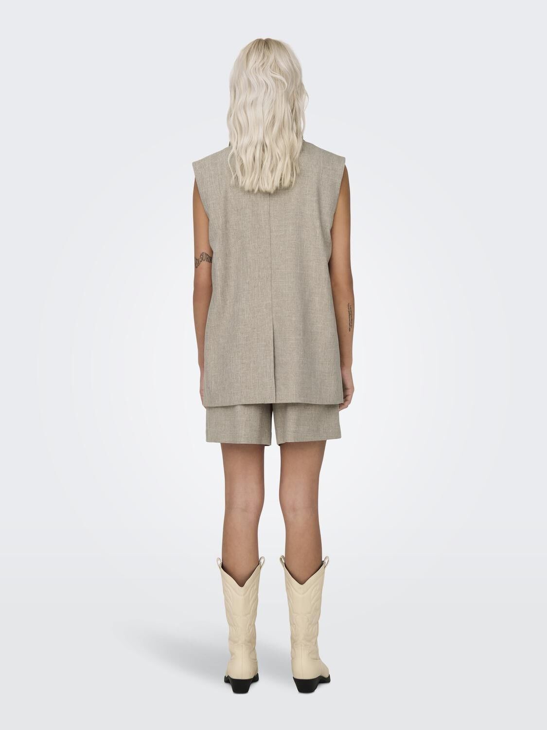 Onllinda S/L Mel Oversize Waistcoat Tlr