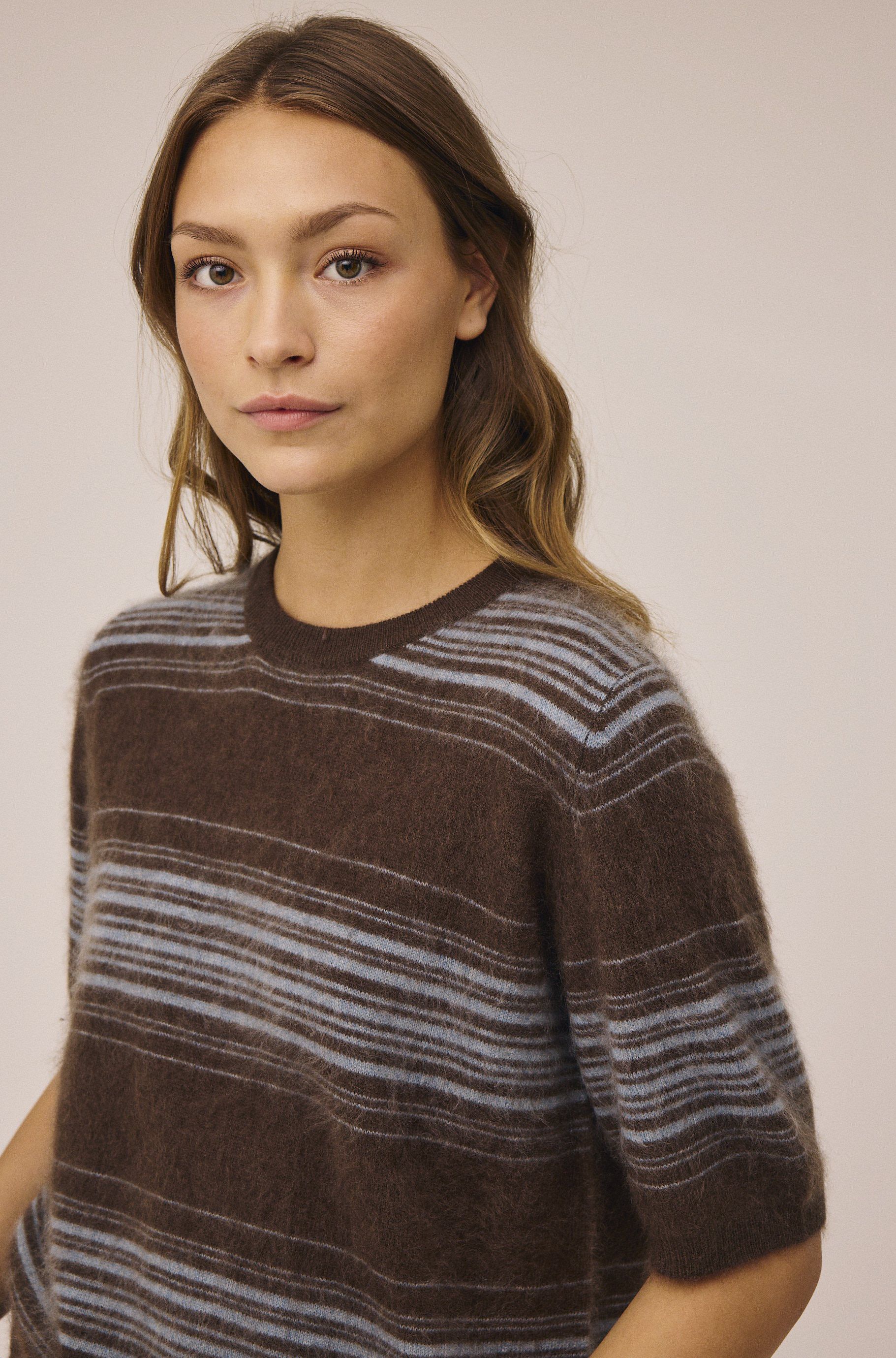 Geneve 1 S/S Knitted top - 100% Cashmere GCS