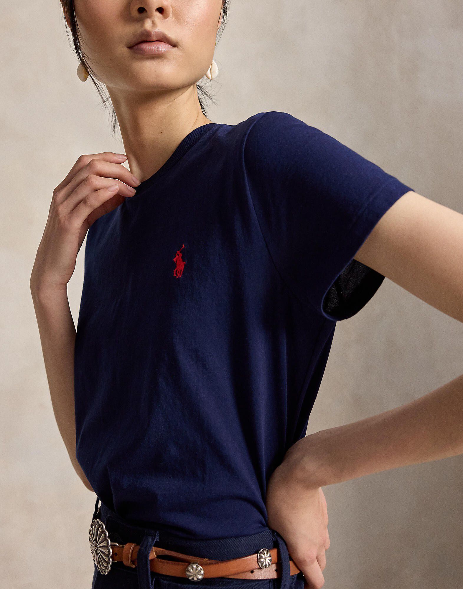 Classic Fit Cotton Jersey Crewneck Tee