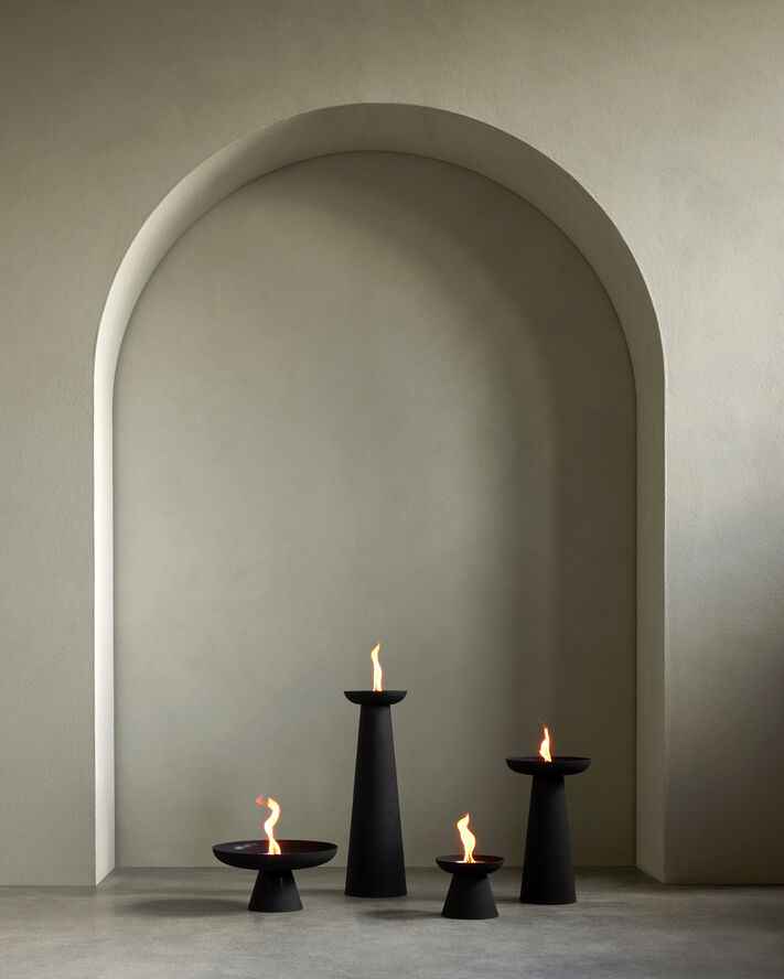 Meira Oil Lantern, H13,5, Black