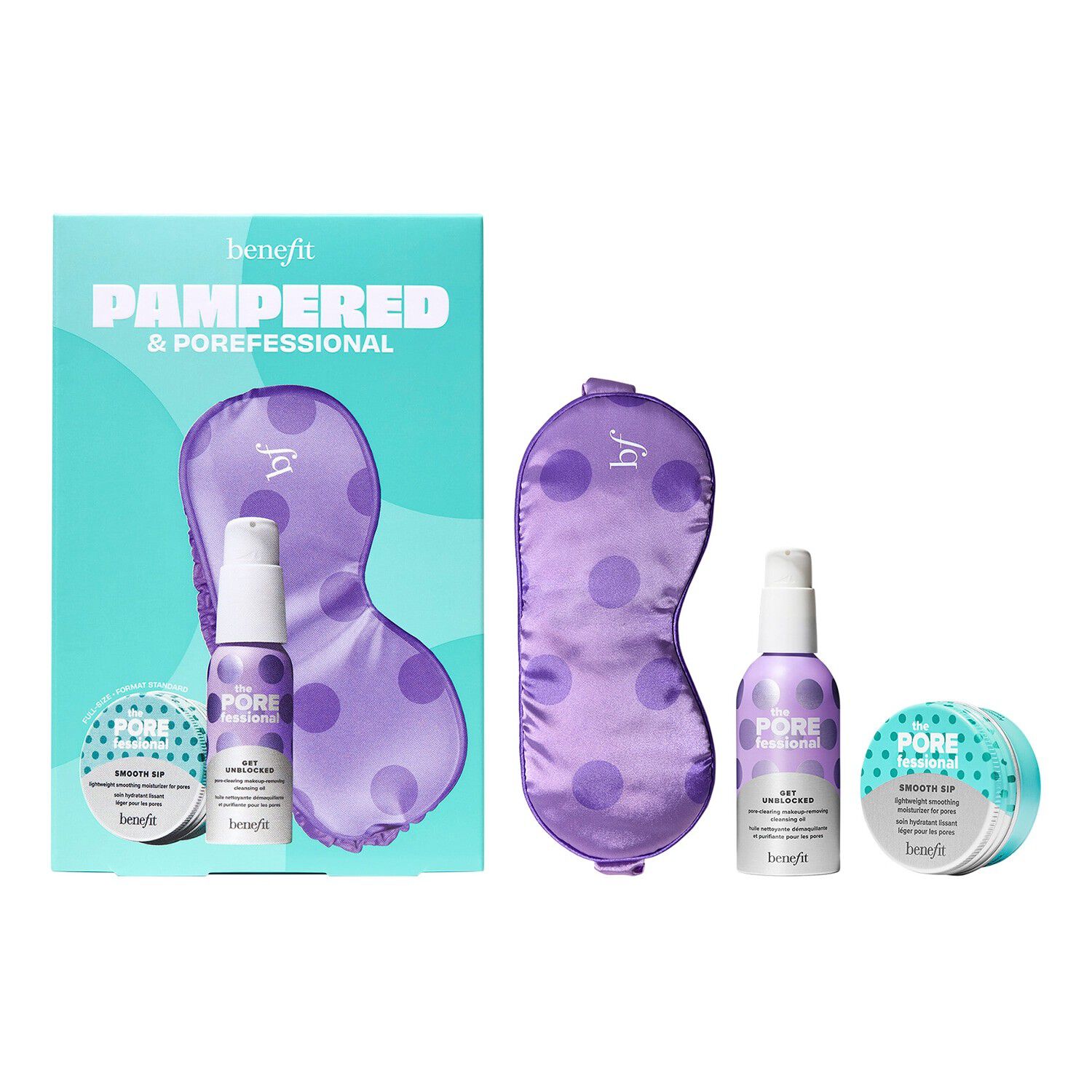 Pampered & POREfessional - Moisturizer and Pore Cleansing Oil Skincare