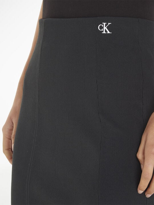 Knitted bodycon skirt