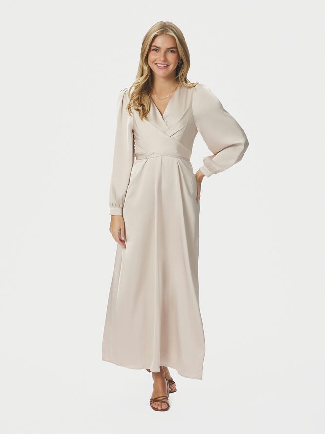 Bretti Heavy Sateen Dress
