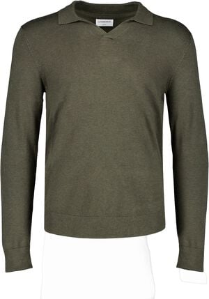Ecovero L/S v-neck polo