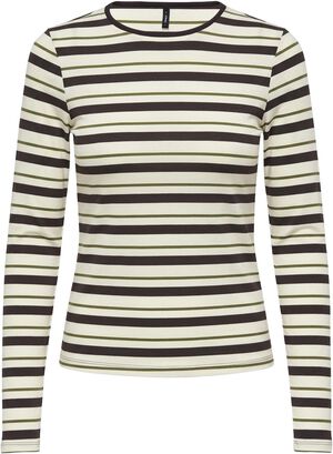 ONLELLI L/S RIB TOP CS JRS