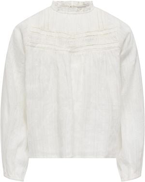 KOGRHEA L/S GLITTER TOP WVN