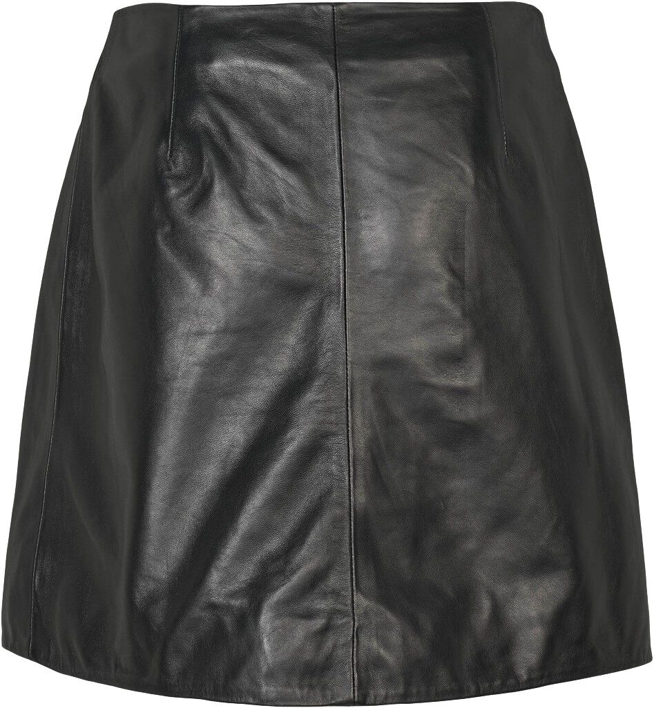 1034PBOKomi leather skirt