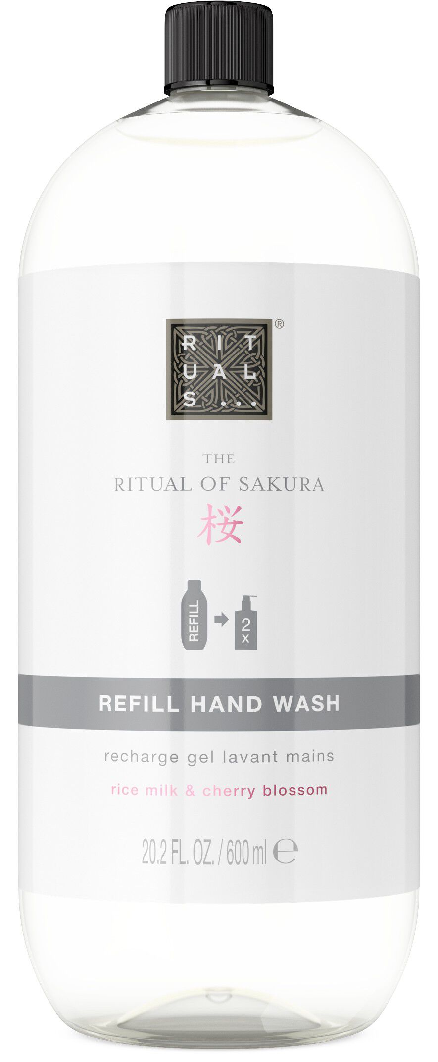 The Ritual of Sakura Hand Wash Refill 600ml