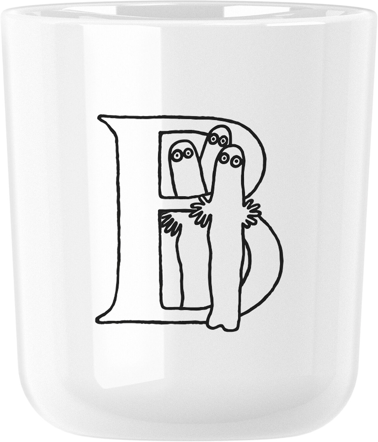 Moomin ABC mugg - C 0.2 l. Moomin white