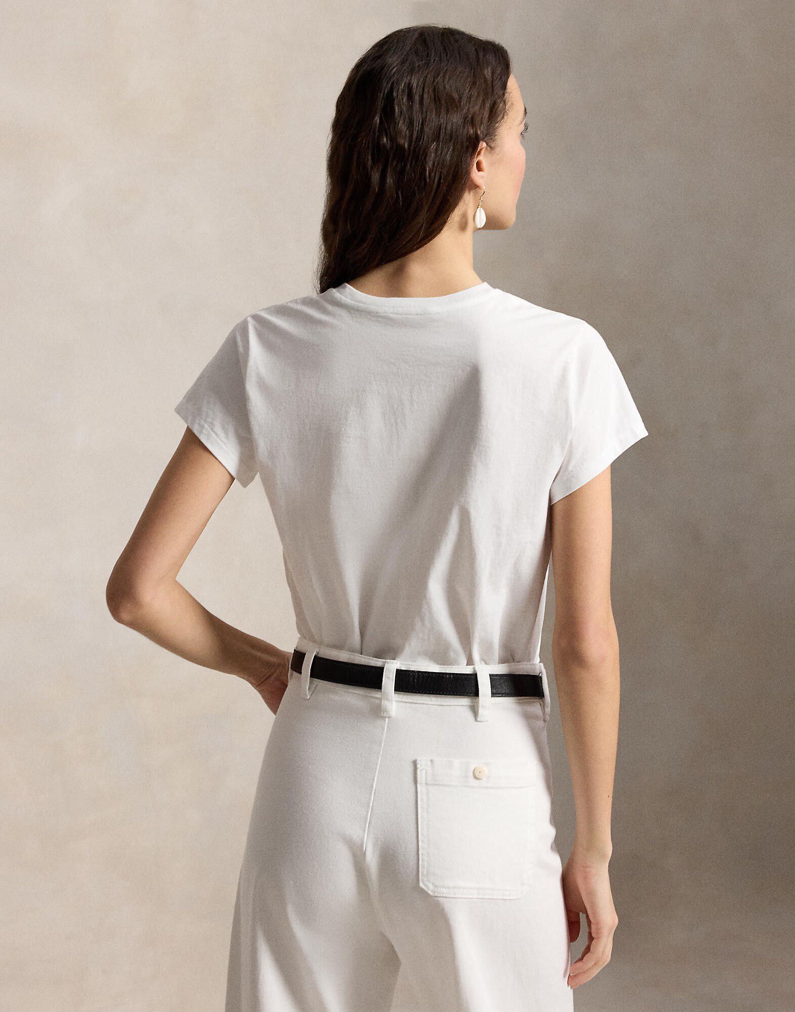 Classic Fit Cotton Jersey Crewneck Tee