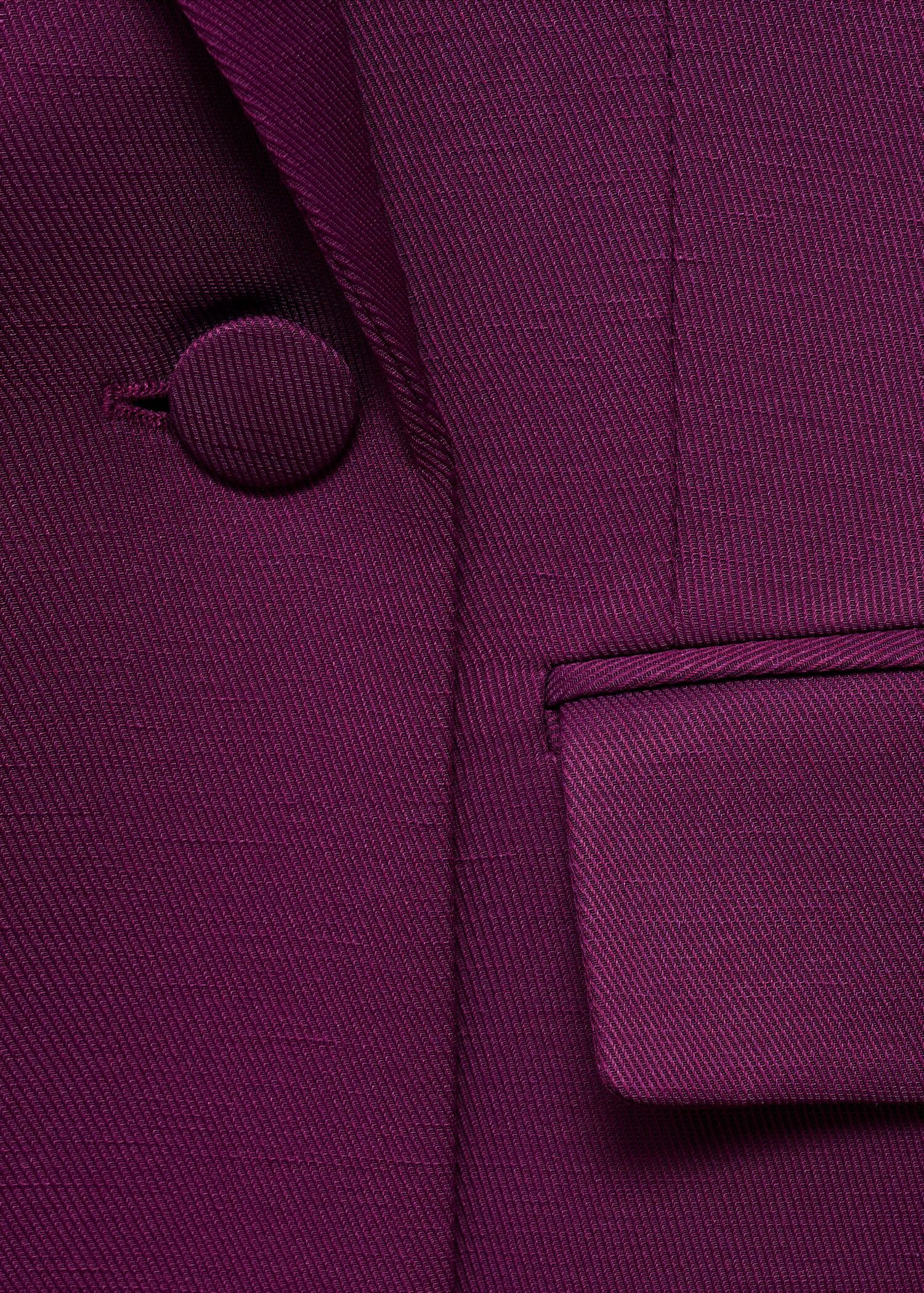 Double-breasted suit jacket