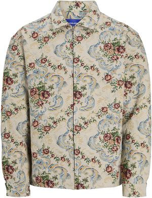 JORJACKSON JACQUARD ZIP OVERSHIRT L