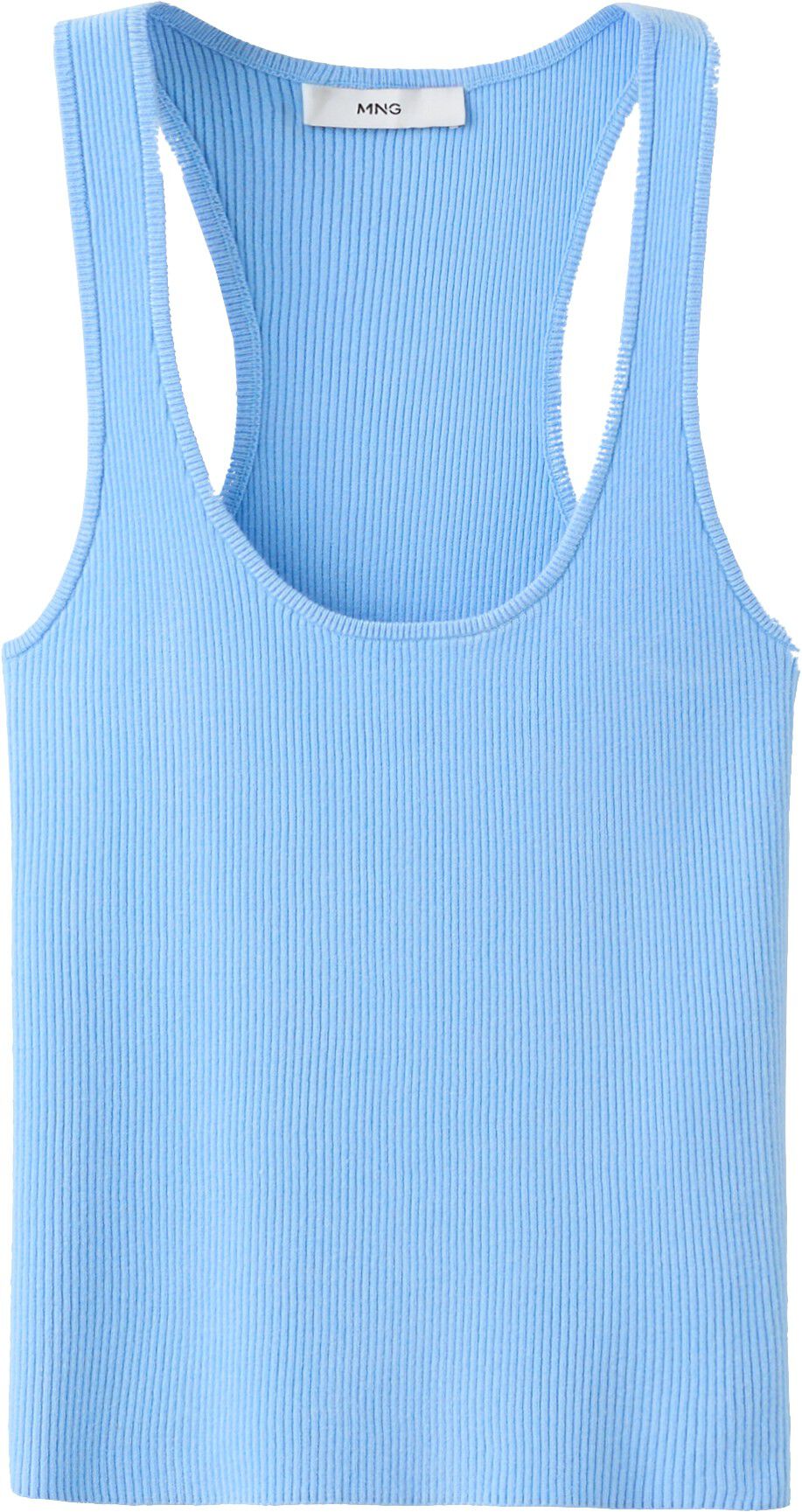 Fitted ribbed top