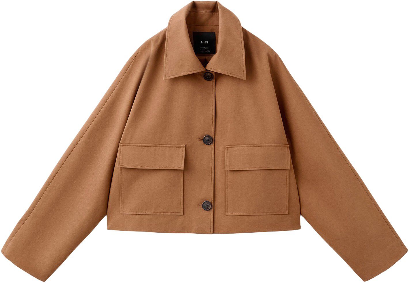 Cotton jacket with pockets