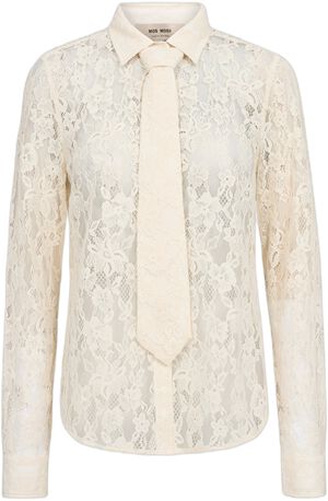 MMKether Lace Tie Shirt