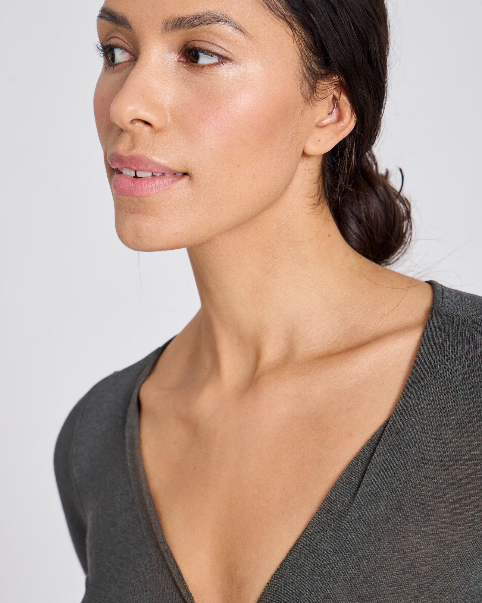 Anne Wrap L/S Wool Top