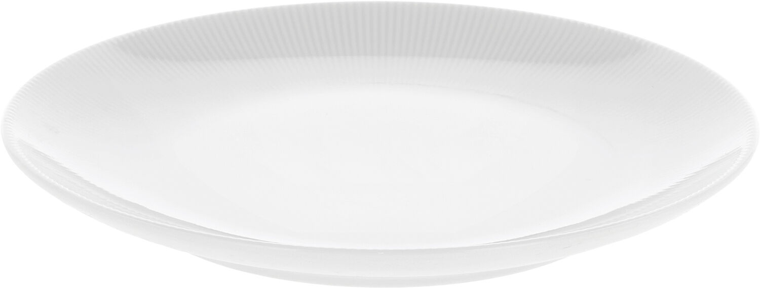 Tallrik flat Eventail 21 cm Vit