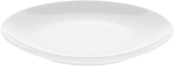Tallrik flat Eventail 21 cm Vit