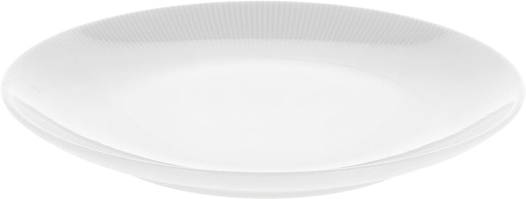 Tallrik flat Eventail 21 cm Vit