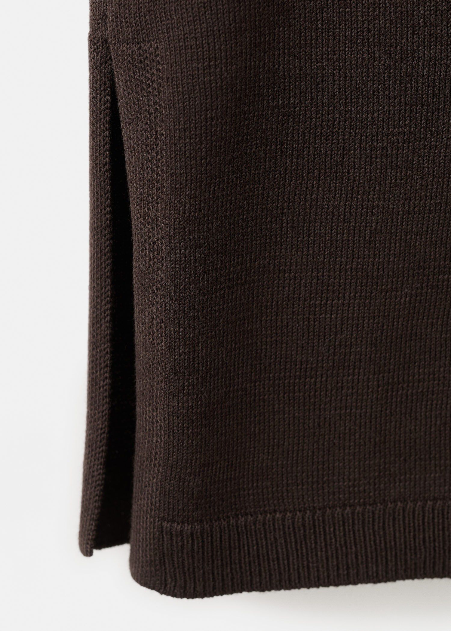 Side gathered knitted top