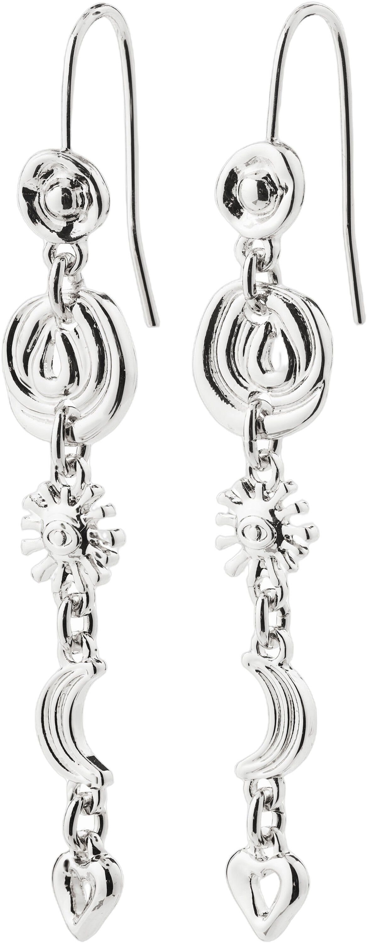 MISHA earrings silver-plated