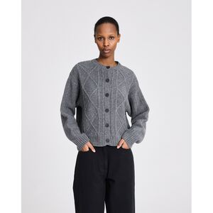 Cornelia L/S Cardigan Lambswool Knit