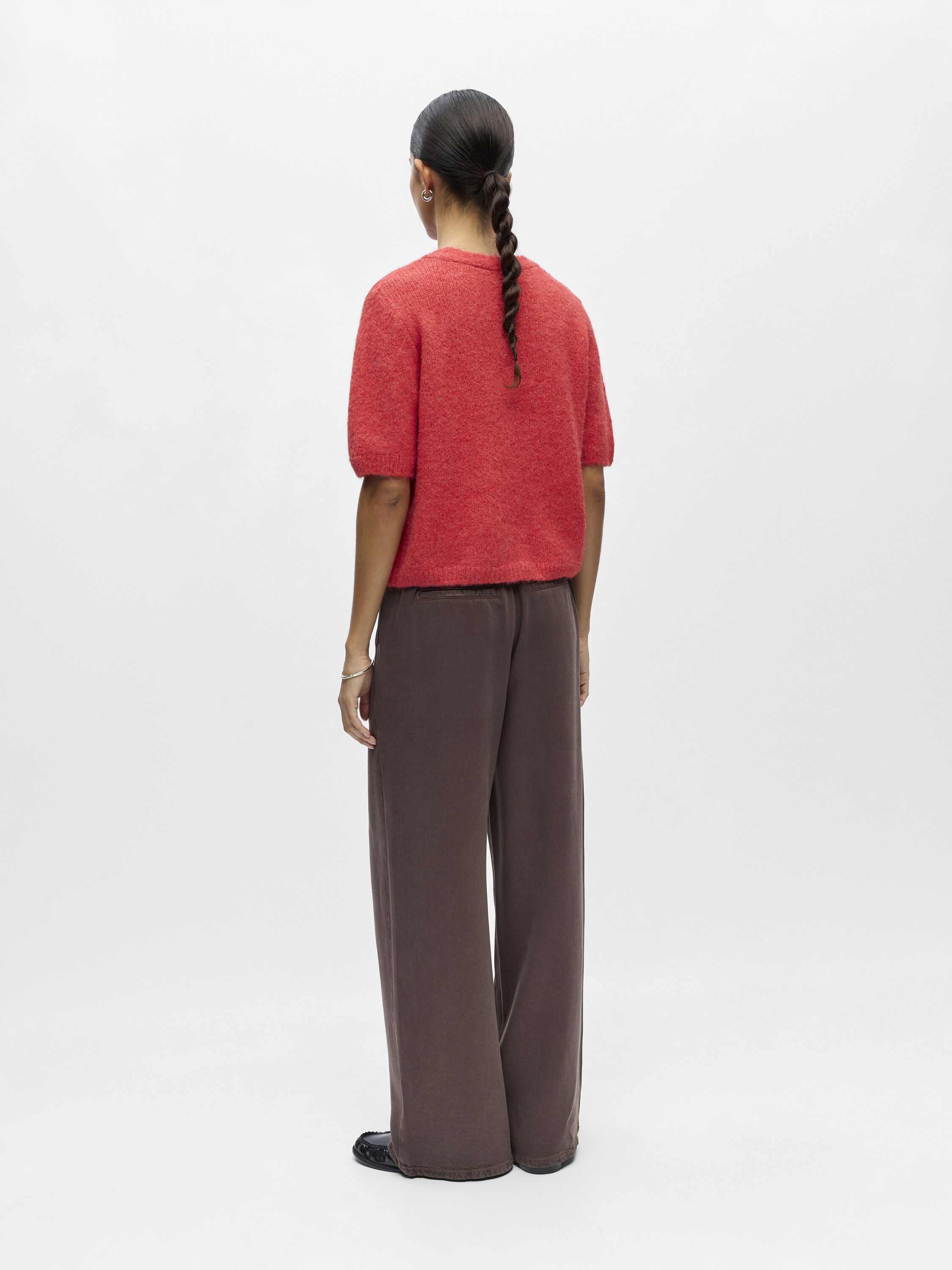 Objsaggia Re Ss V-Neck Knit Cardigan Div