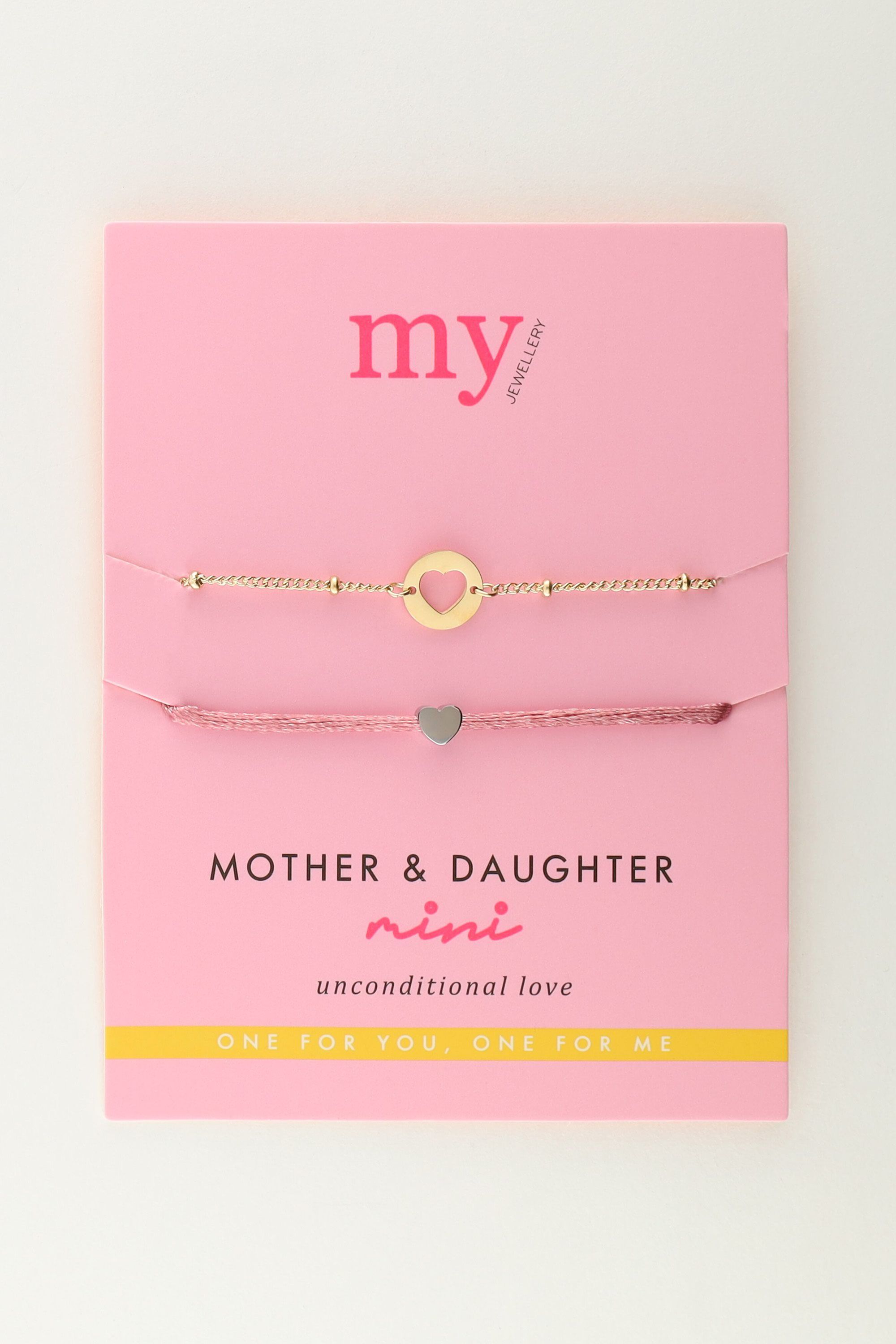 Mother & daughter bracelet mini