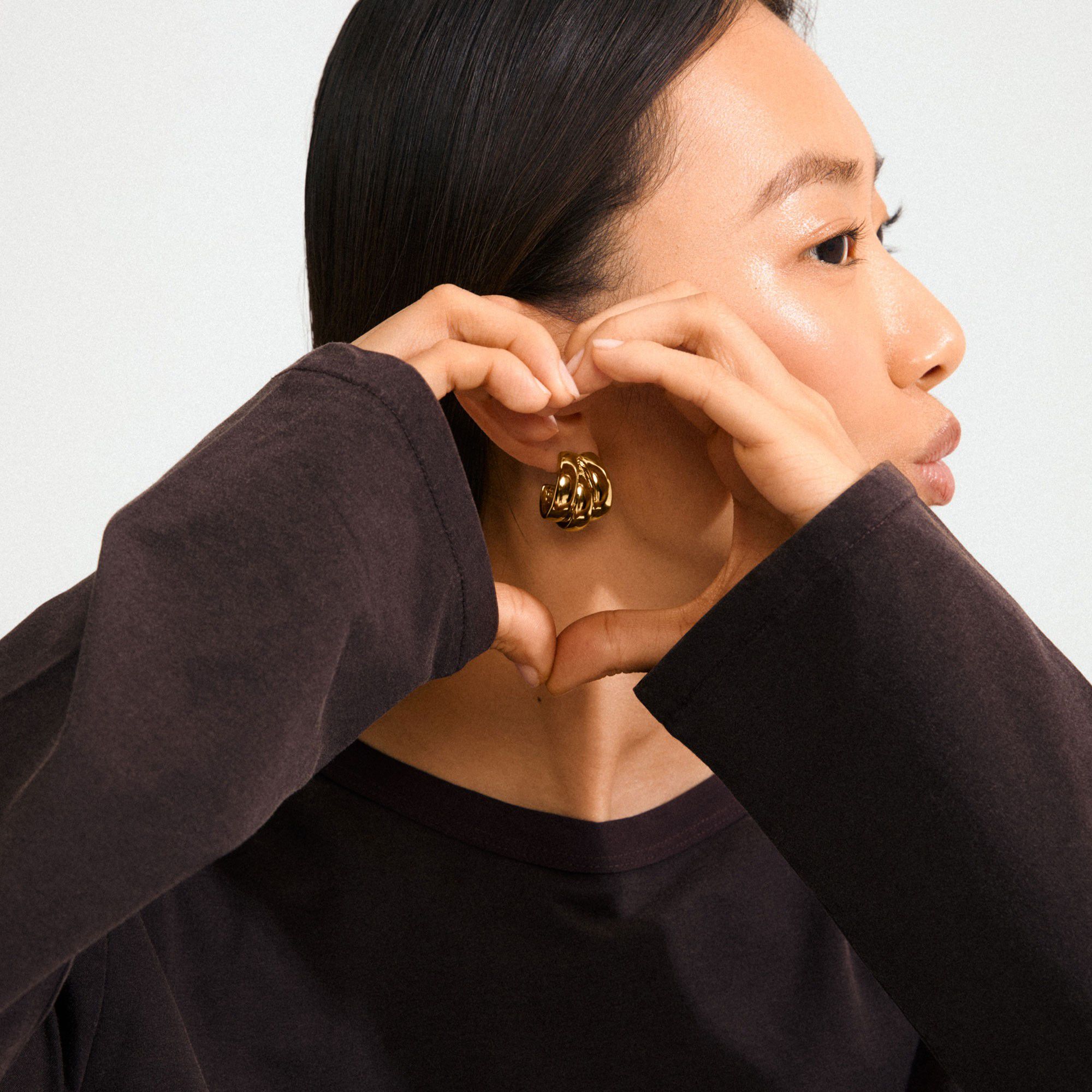 DAMIA earrings gold-plated