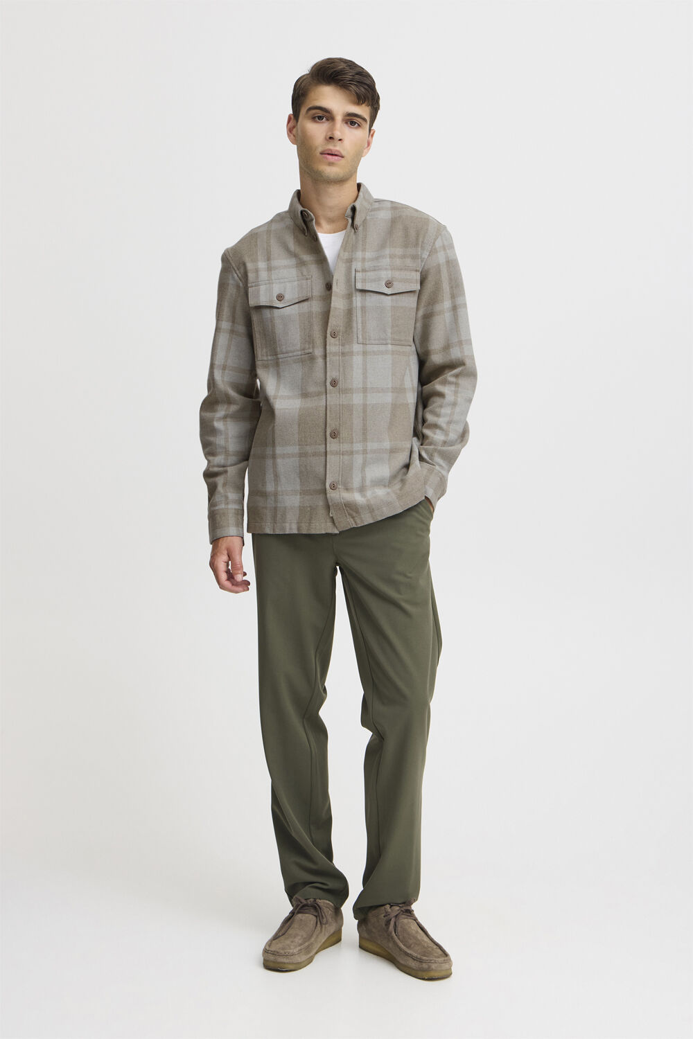 CFAUGUSTO LS checked overshirt