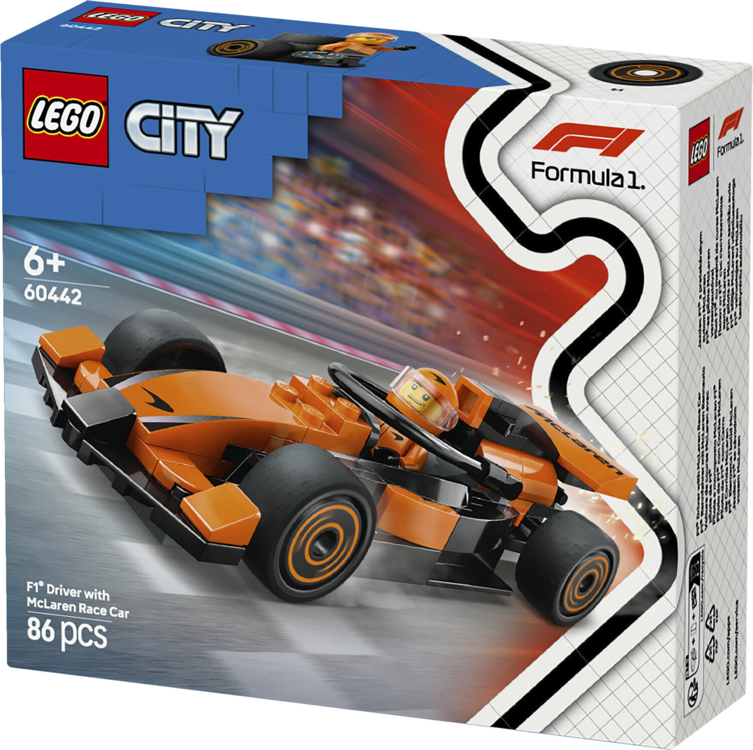 F1-k&oslash;rer med McLaren-racerbil 60442