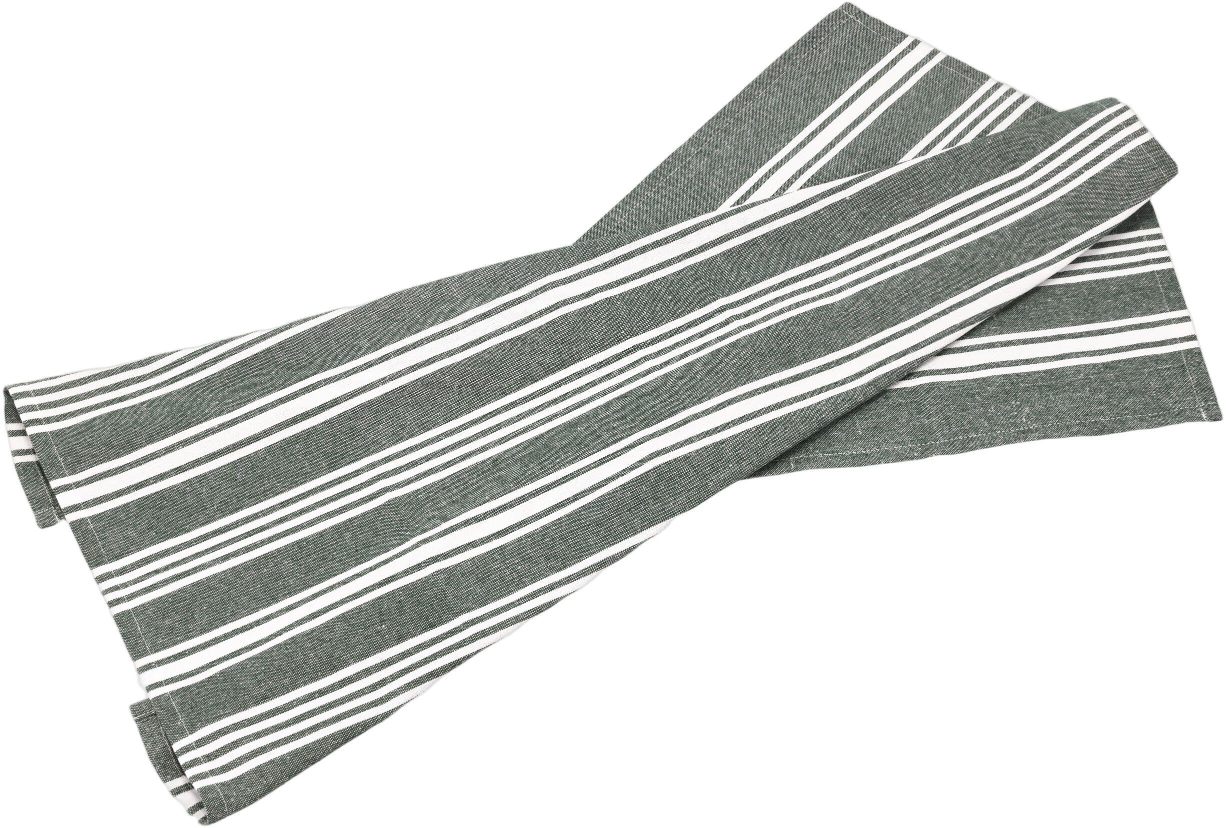 K&ouml;kshandduk recycle Eco Stripe 70 x 50 cm Forest green