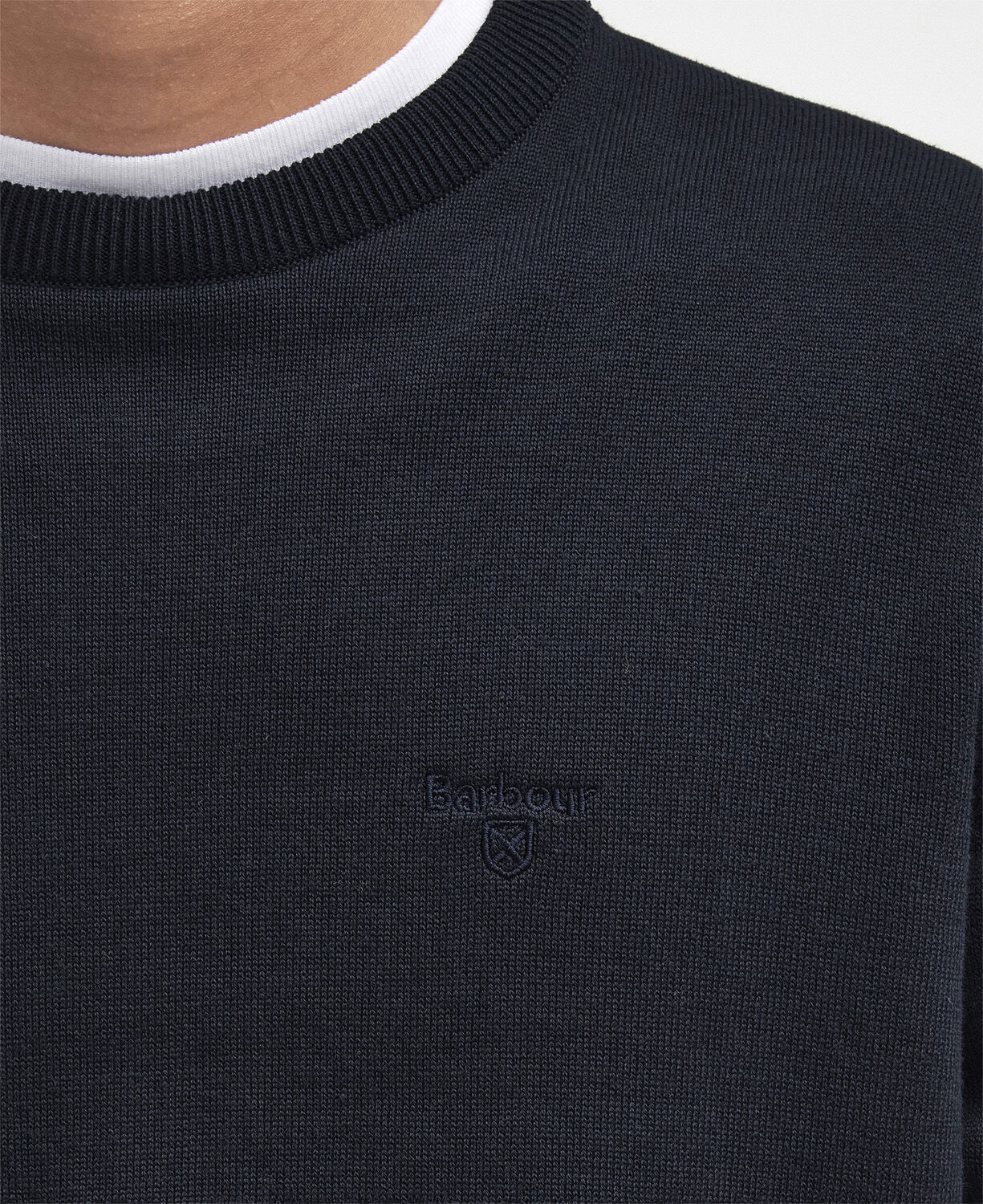 Barbour Pima Cotton Crew Neck Sweat