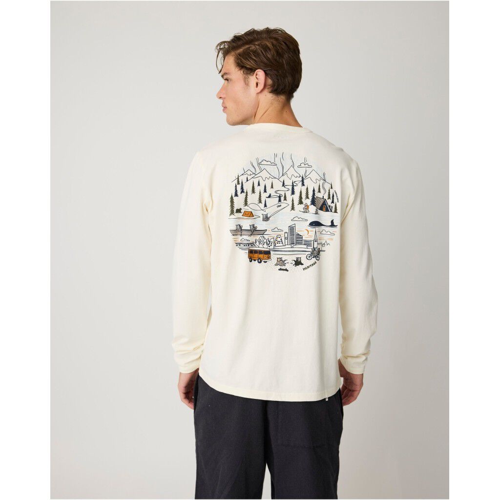 Back print long sleeve t-shirt
