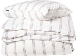 Dobby Striped Washed Cotton Percale Bed Set