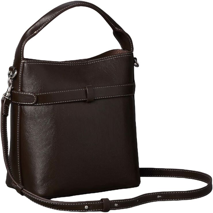 BUCKLE MINI BUCKET CROSSBODY