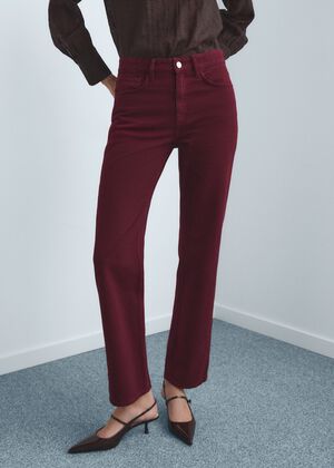 Matilda high-rise straight jeans