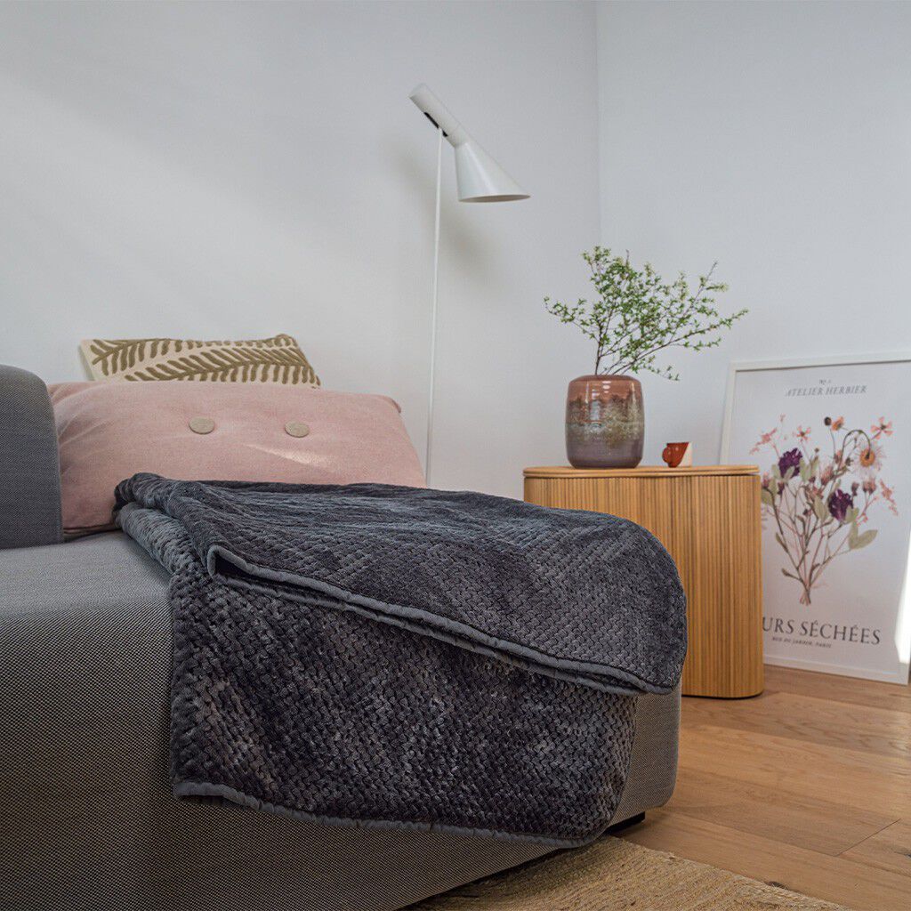 Wellbeing HD 65 M&ouml;rkgr&aring; V&auml;rmefilt 180x130 cm