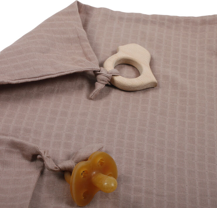 Figure blankie teether