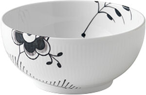 Black Fluted Mega skål 1,1L / 18 cm