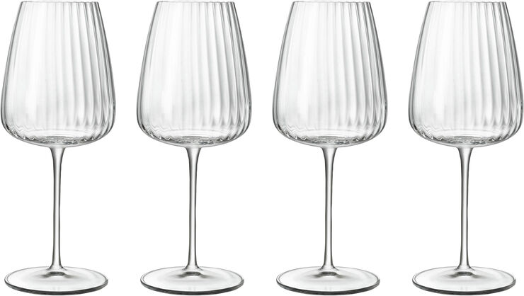 Hvitvinsglass Chardonnay Optica 55 cl 4 stk.
