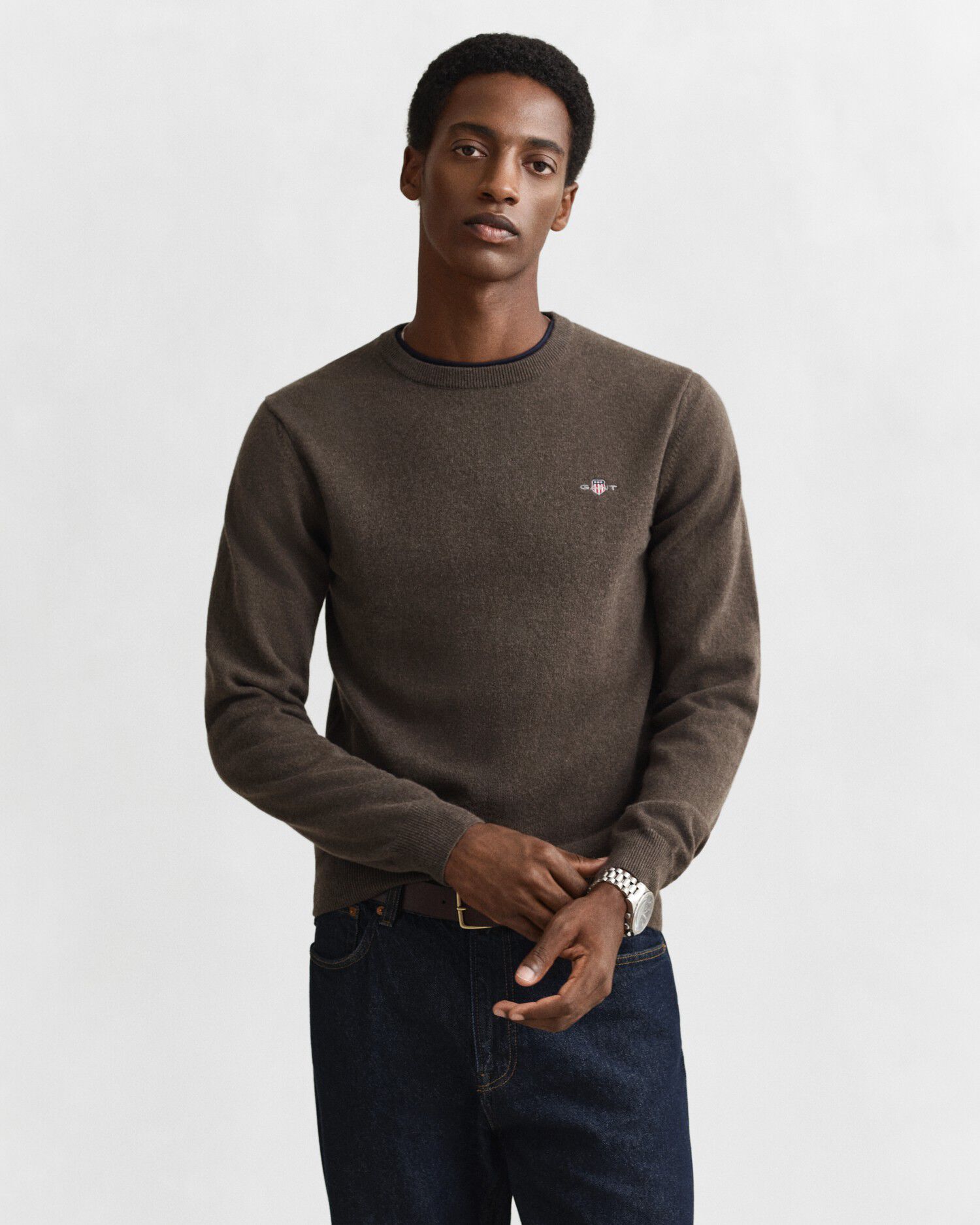 SUPERFINE LAMBSWOOL C-NECK