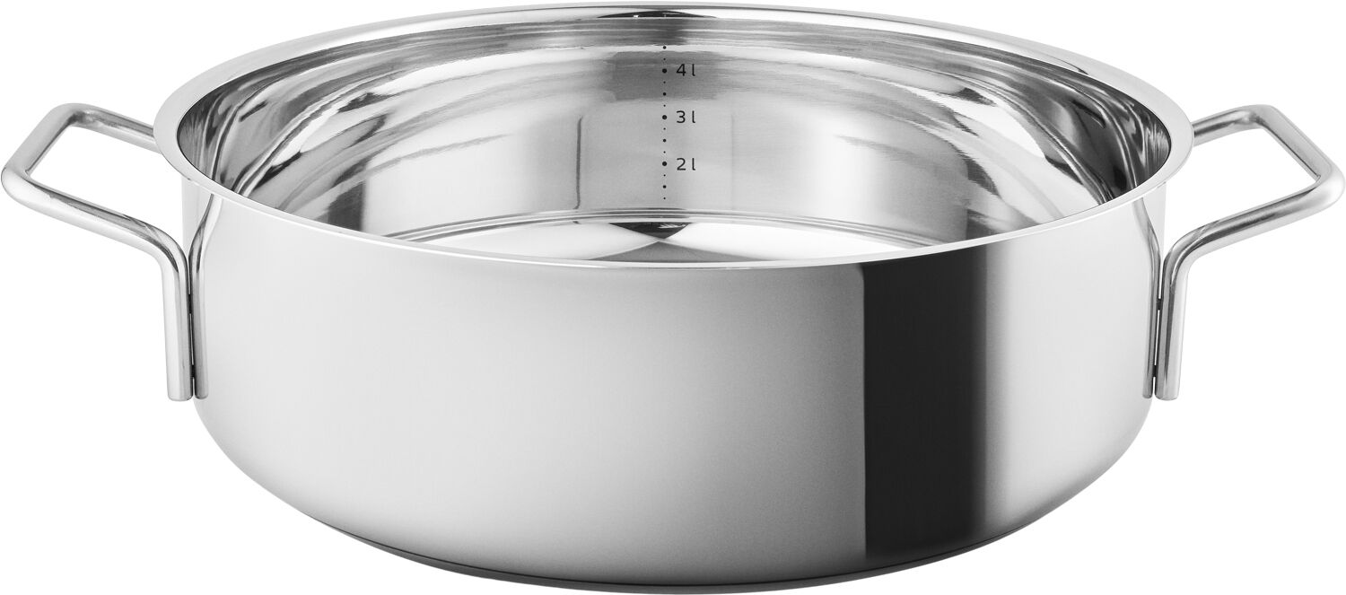 Stainless Steel Sautergryde 28 cm med 2 greb