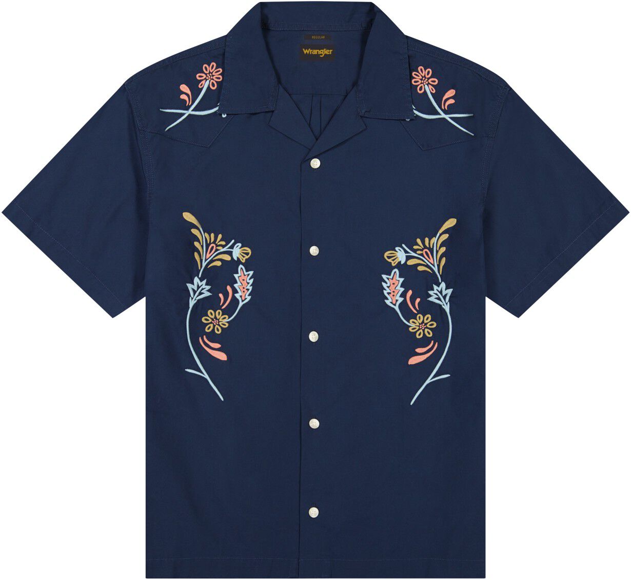 SS W RESORT SHIRT NAVY FLORAL