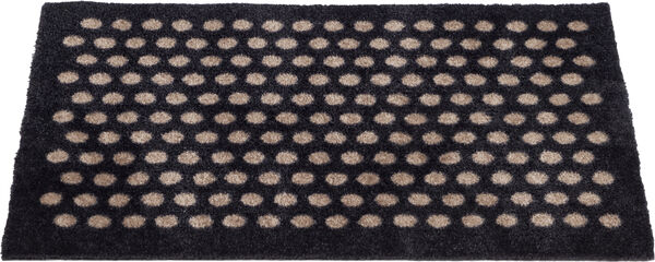 Måtte 40x60 cm, dot sort/sand