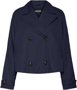 PCSCARLETT LS SHORT TRENCHCOAT NOOS