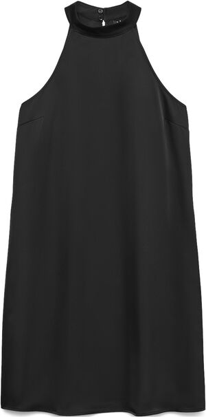 VMELENA HALTER NECK SHORT DRESS WVN